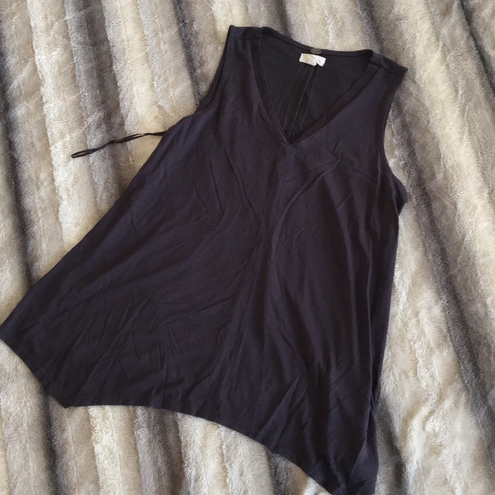 NWOT Flowing grey tank
